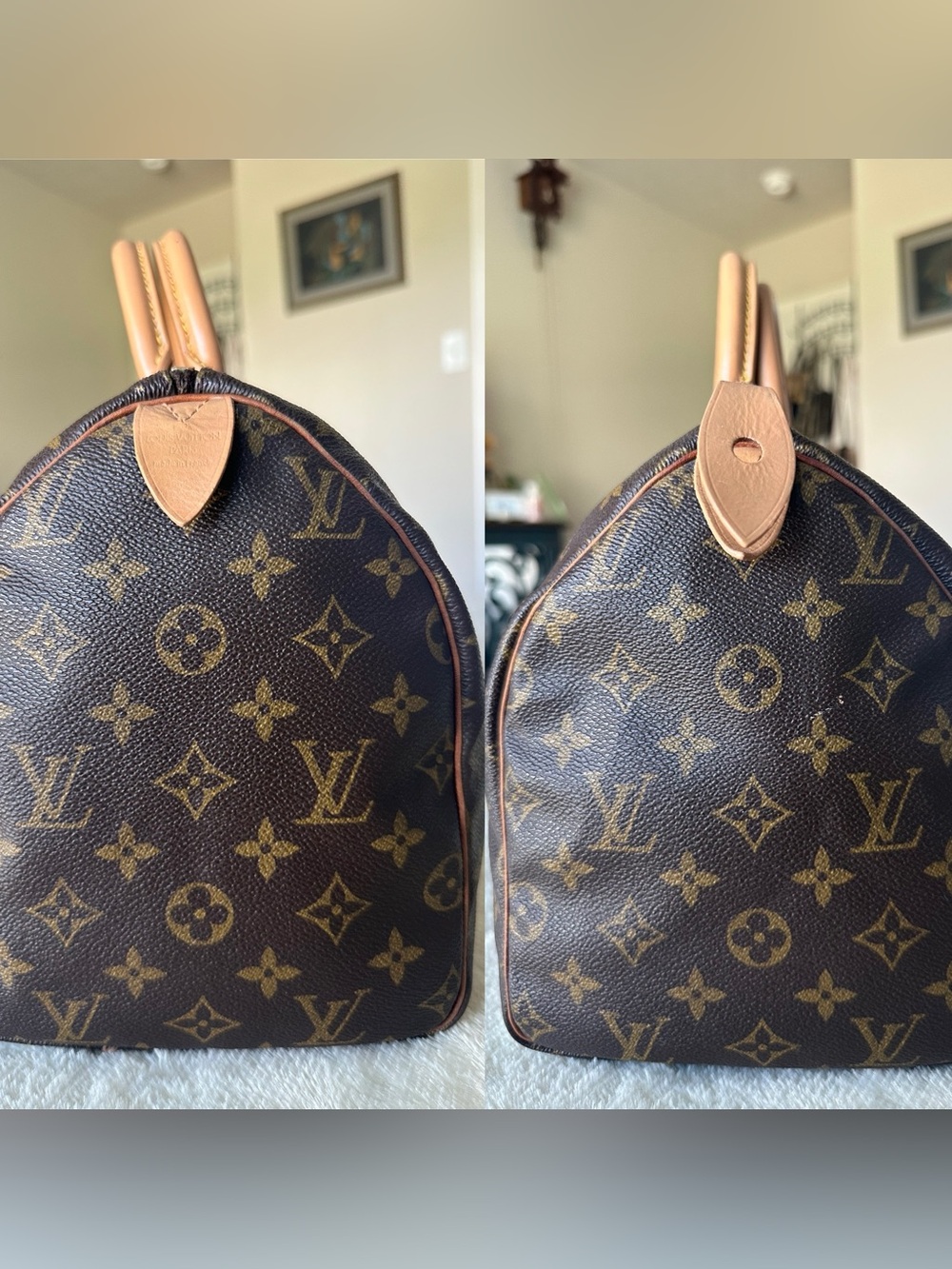 Louis Vuitton Brown Monogram Speedy 30 Handbag - Picture 3 of 16